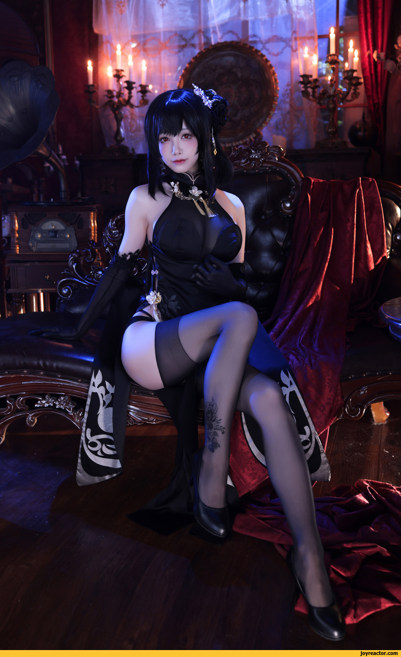 ﻿1 J		L ■V	\>\
\		î,Chen Hai (Azur Lane),azurlane,anime,fandoms,Anime Ero Cosplay,anime cosplay,asian girl,stockings,long post,aqua28551264