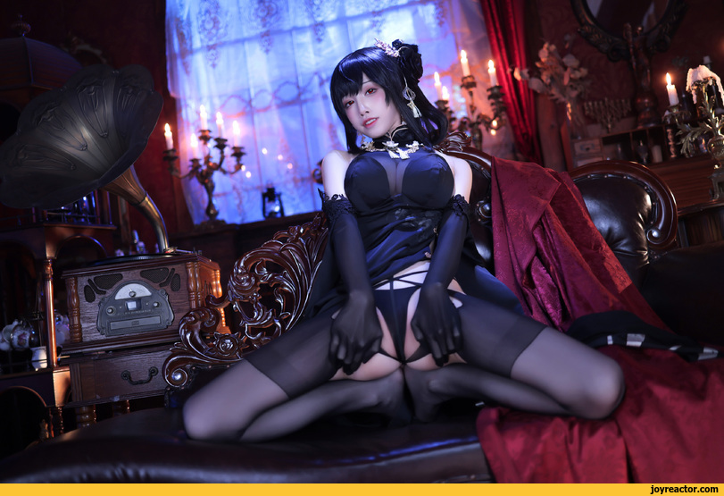 ,Chen Hai (Azur Lane),azurlane,anime,fandoms,Anime Ero Cosplay,anime cosplay,asian girl,stockings,long post,aqua28551264,Anime Unsorted