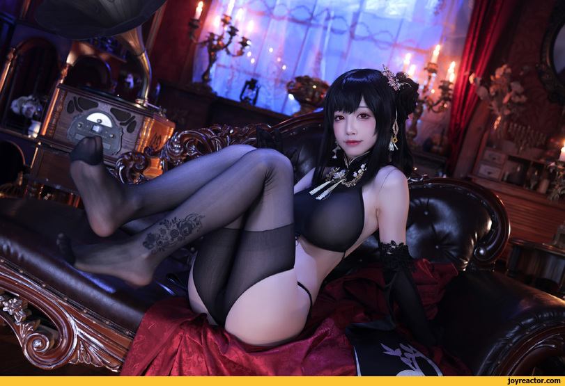 ﻿HL V 4 л	шЛ,Chen Hai (Azur Lane),azurlane,anime,fandoms,Anime Ero Cosplay,anime cosplay,asian girl,stockings,long post,aqua28551264