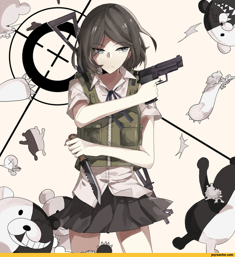 ,Danganronpa,anime,fandoms,Mukuro Ikusaba,Monokuma,Danganronpa (vn),Foreign VN,Visual Novels,Anime Artist,Dangerous and cute (anime),Anime Unsorted