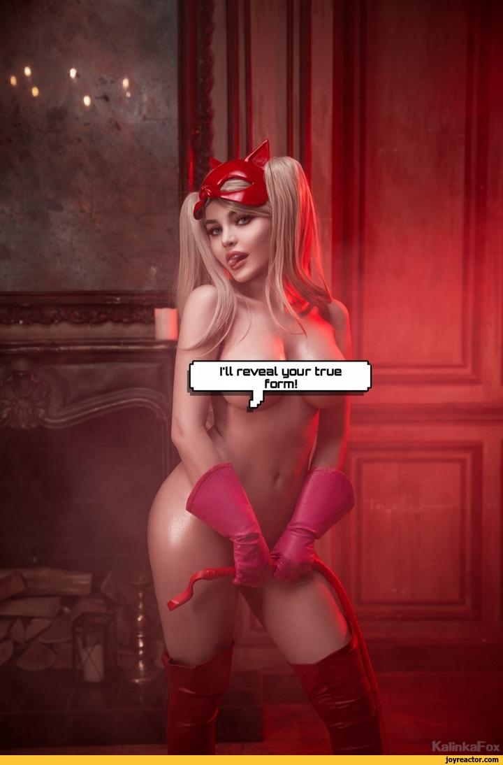 ﻿i'll reveal your true form!,KalinkaFox,Ann Takamaki,persona 5,Persona,Shin Megami Tensei,games,cosplay,photo,Ero cosplay