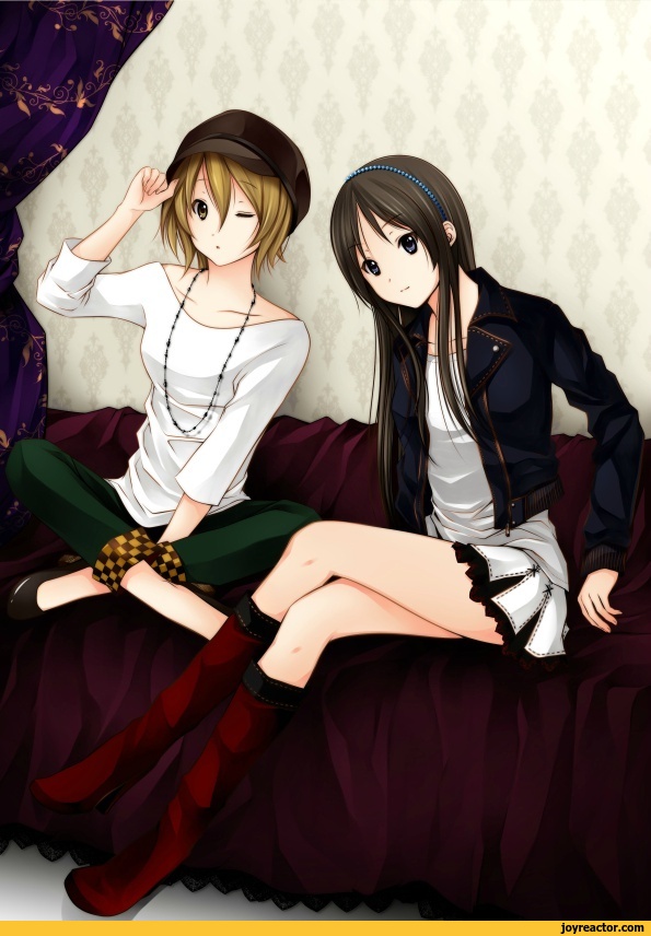 ,anime,fandoms,Akiyama Mio,k-on!,mio,Tainaka Ritsu,K-On,ricchan,cutie,nice, cute,Anime Unsorted