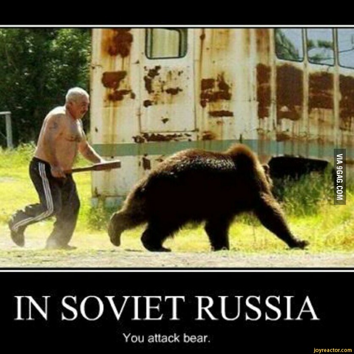 ﻿IN SOVIET RUSSIA
You attack bear.,auto,9gag