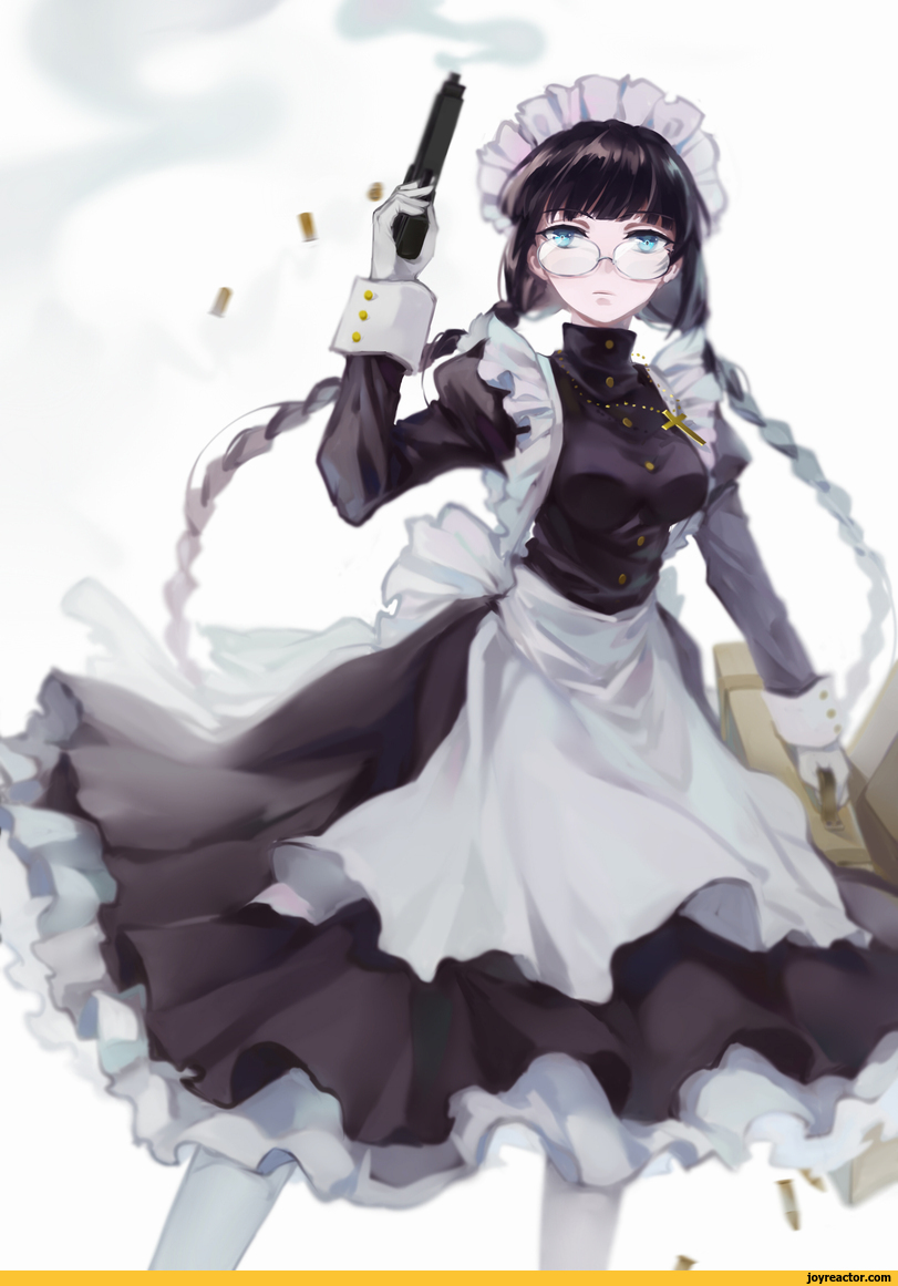 ,black lagoon,anime,fandoms,Roberta (BL),megane,maid,Greeeeey