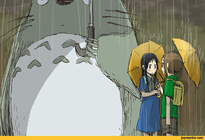 ,crossover,Hayao Miyazaki,anime,fandoms,k-on!,Totoro,Akiyama Mio,Tainaka Ritsu,K-On,Anime Unsorted