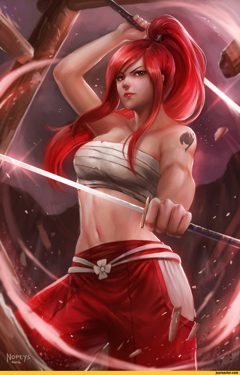 ,erza scarlet,Fairy Tail,anime,fandoms,Anime Artist,Nopeys,artist