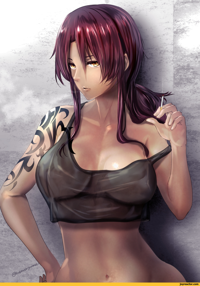 ,uenoryoma,anime art,anime,fandoms,revy,black lagoon,artist,Anime Adult,Anime Unsorted